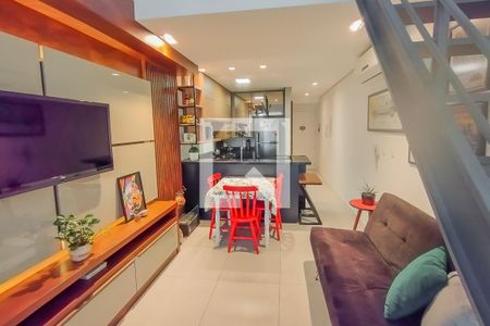 Sala de apartamento para alugar com 1 quarto, 63m² em São José, São Leopoldo