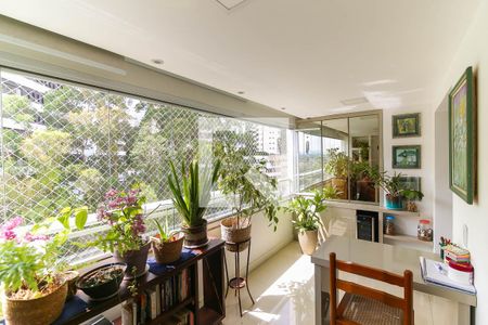 Varanda da Sala de apartamento para alugar com 3 quartos, 188m² em Vila Suzana, São Paulo