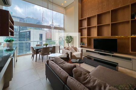 Sala de apartamento para alugar com 2 quartos, 100m² em Jardim Europa, São Paulo