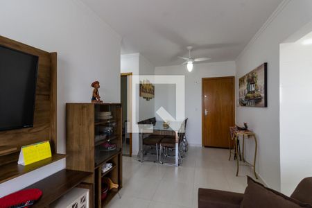 Sala de apartamento para alugar com 1 quarto, 48m² em Aviação, Praia Grande