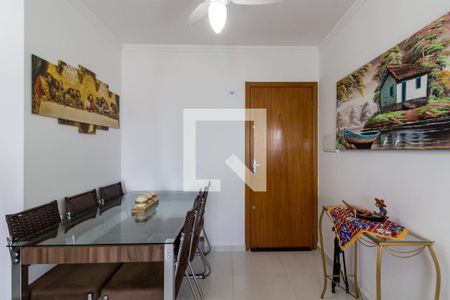 Detalhe da sala de apartamento para alugar com 1 quarto, 48m² em Aviação, Praia Grande