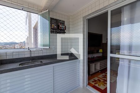 Varanda de apartamento para alugar com 1 quarto, 48m² em Aviação, Praia Grande