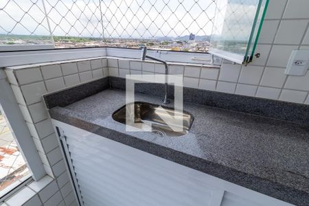 Detalhe da varanda de apartamento para alugar com 1 quarto, 48m² em Aviação, Praia Grande