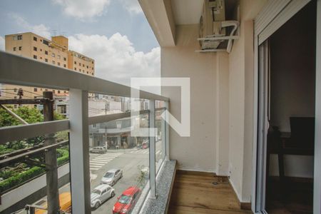Varanda de kitnet/studio à venda com 1 quarto, 28m² em Mirandópolis, São Paulo