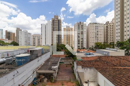 Vista da sala de apartamento para alugar com 1 quarto, 60m² em Cambuí, Campinas