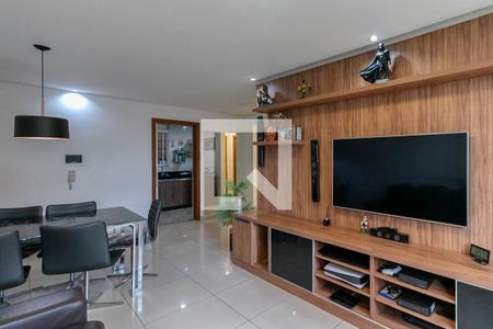Sala de apartamento à venda com 3 quartos, 131m² em Alto Caiçaras, Belo Horizonte