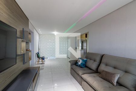 Sala de apartamento para alugar com 3 quartos, 133m² em Vila Tupi, Praia Grande