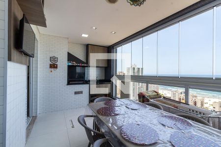 Varanda de apartamento para alugar com 3 quartos, 133m² em Vila Tupi, Praia Grande