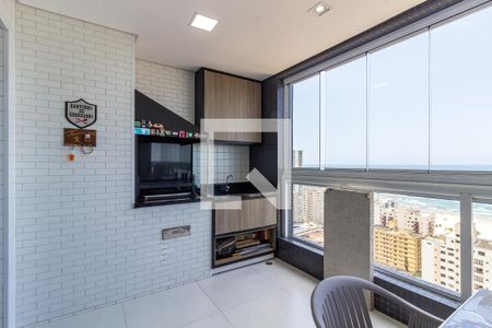 Varanda de apartamento para alugar com 3 quartos, 133m² em Vila Tupi, Praia Grande