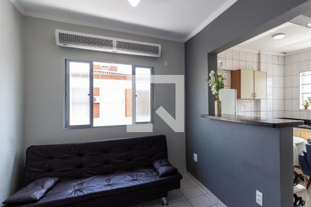 Sala de apartamento para alugar com 1 quarto, 61m² em Canto do Forte, Praia Grande