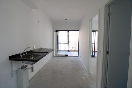 Sala/Cozinha de apartamento à venda com 1 quarto, 40m² em Perdizes, São Paulo