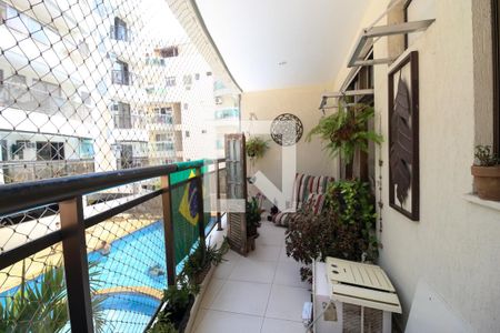 Varanda de apartamento à venda com 3 quartos, 113m² em Freguesia de Jacarepaguá, Rio de Janeiro