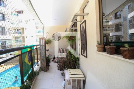 Varanda de apartamento à venda com 3 quartos, 113m² em Freguesia de Jacarepaguá, Rio de Janeiro