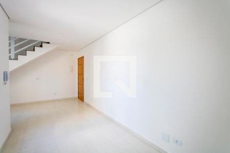 Sala de apartamento à venda com 2 quartos, 43m² em Vila Scarpelli, Santo André