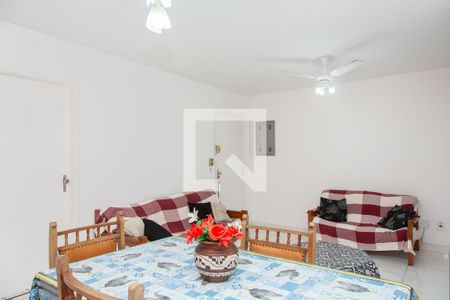 Sala de apartamento para alugar com 2 quartos, 90m² em Jardim Tres Marias, Guarujá