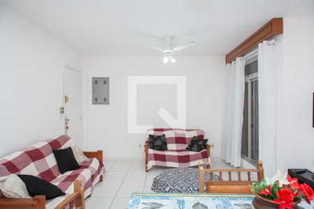 Sala de apartamento para alugar com 2 quartos, 90m² em Jardim Tres Marias, Guarujá