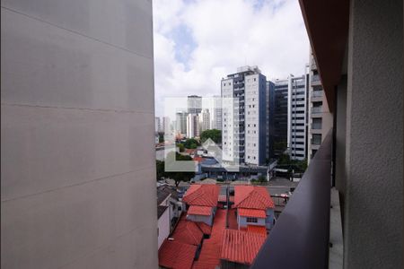 Varanda - Vista de kitnet/studio para alugar com 1 quarto, 25m² em Vila Mariana, São Paulo