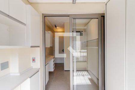 Sacada - Cozinha de kitnet/studio para alugar com 1 quarto, 17m² em Liberdade, São Paulo