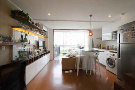 Sala/Cozinha de apartamento para alugar com 1 quarto, 51m² em Vila Mariana, São Paulo