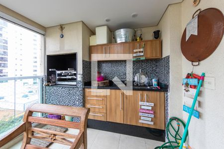 Varanda gourmet de apartamento à venda com 3 quartos, 156m² em Jardim Avelino, São Paulo