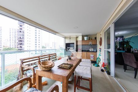 Varanda gourmet de apartamento à venda com 3 quartos, 156m² em Jardim Avelino, São Paulo