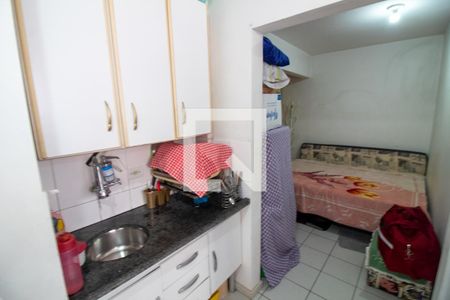 Cozinha de apartamento à venda com 1 quarto, 34m² em Santo Amaro, São Paulo