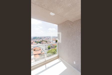 Varanda da Sala de apartamento à venda com 2 quartos, 48m² em Parque Novo Oratório, Santo André
