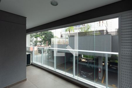 Varanda de kitnet/studio à venda com 1 quarto, 44m² em Indianópolis, São Paulo