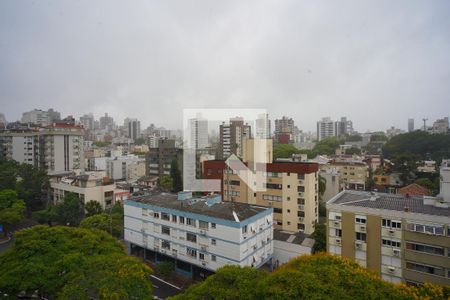 Sala - Vista de apartamento à venda com 3 quartos, 128m² em Petrópolis, Porto Alegre