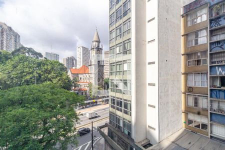 Vista do Studio de kitnet/studio para alugar com 1 quarto, 38m² em República, São Paulo