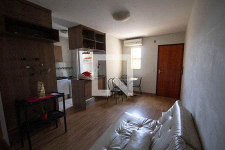 Sala de apartamento para alugar com 1 quarto, 50m² em Centro, Ribeirão Preto