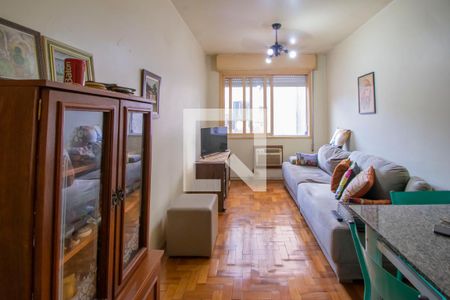 Sala de apartamento à venda com 1 quarto, 43m² em Centro Histórico, Porto Alegre