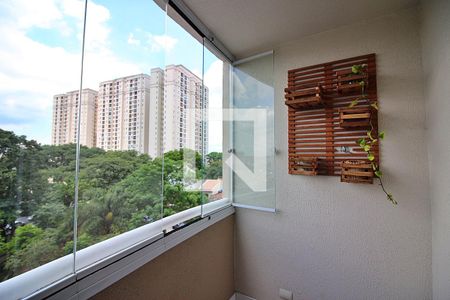 Sacada da Sala  de apartamento à venda com 2 quartos, 56m² em Centro, São Bernardo do Campo