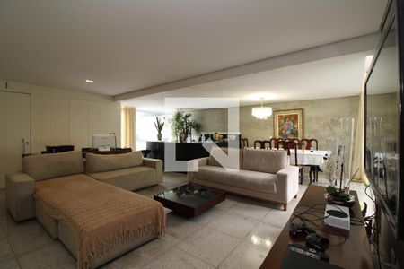 sala  de apartamento à venda com 3 quartos, 152m² em Sion, Belo Horizonte