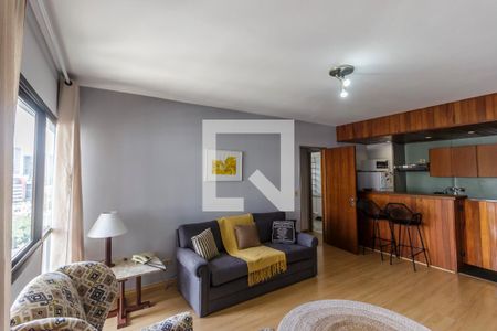 Sala de apartamento para alugar com 1 quarto, 66m² em Alphaville Industrial, Barueri