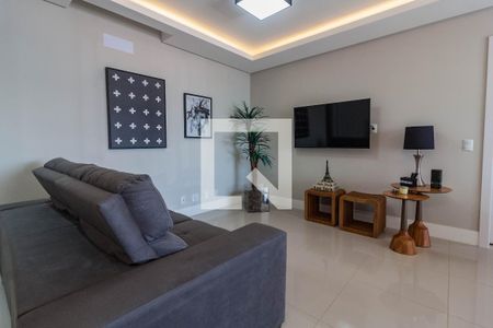 Sala de apartamento para alugar com 3 quartos, 127m² em Barreiros, São José