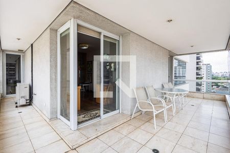 Varanda da Sala de apartamento à venda com 4 quartos, 335m² em Pinheiros, São Paulo
