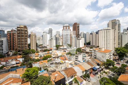 Varanda da Sala - Vista de apartamento à venda com 4 quartos, 335m² em Pinheiros, São Paulo