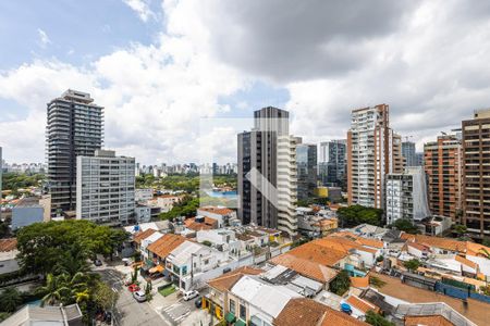 Varanda da Sala - Vista de apartamento à venda com 4 quartos, 335m² em Pinheiros, São Paulo