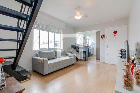 Sala de apartamento à venda com 1 quarto, 88m² em Santana, Porto Alegre