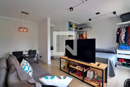 Sala de kitnet/studio à venda com 1 quarto, 43m² em Campestre, Santo André