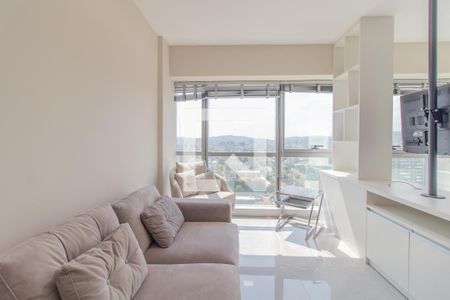 Sala de kitnet/studio à venda com 1 quarto, 42m² em Praia de Belas, Porto Alegre