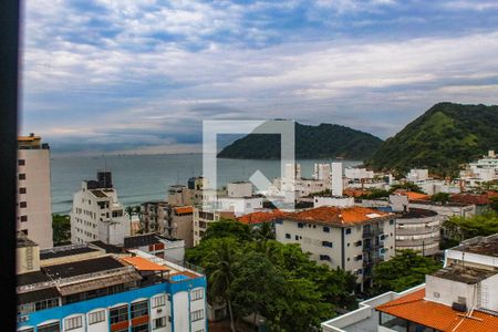 Vista Sala de apartamento para alugar com 3 quartos, 110m² em Vila Alzira, Guarujá