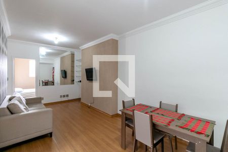 Sala de apartamento à venda com 3 quartos, 78m² em Grajaú, Belo Horizonte