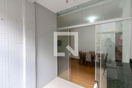 Varanda da Sala de apartamento à venda com 3 quartos, 78m² em Grajaú, Belo Horizonte