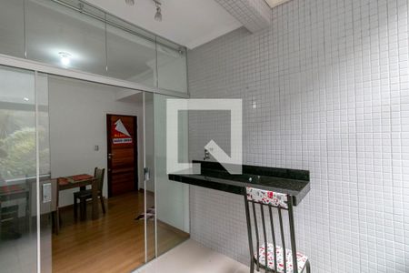 Varanda da Sala de apartamento à venda com 3 quartos, 78m² em Grajaú, Belo Horizonte