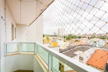 Varanda da sala de apartamento para alugar com 3 quartos, 240m² em Vila Pires, Santo André