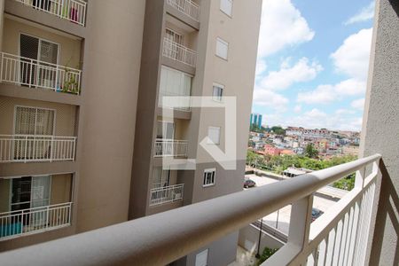 Varanda da Sala de apartamento para alugar com 2 quartos, 49m² em Jardim Monte Alegre, Taboão da Serra