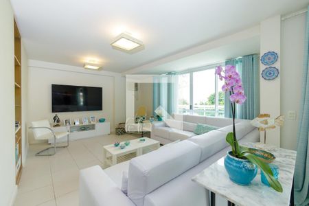Sala de apartamento à venda com 4 quartos, 185m² em Barra da Tijuca, Rio de Janeiro