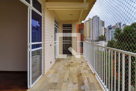 Varanda da Sala de Estar de apartamento à venda com 4 quartos, 150m² em Sion, Belo Horizonte